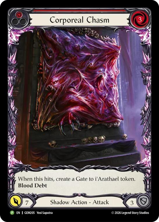 Corporeal Chasm [GEM205] (GEM Pack 6) | Card Citadel
