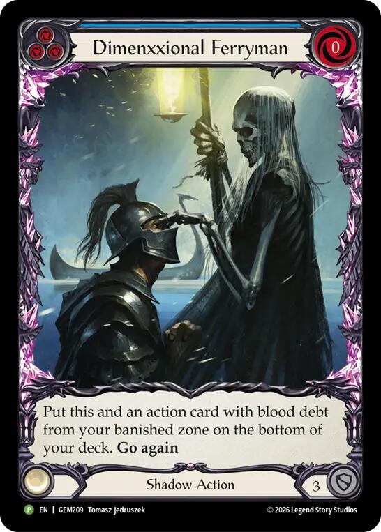 Dimenxxional Ferryman [GEM209] (GEM Pack 6)  Rainbow Foil | Card Citadel