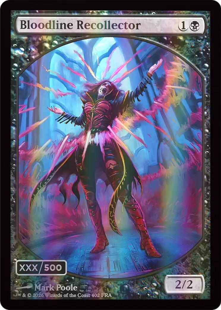 Bloodline Recollector (Retro Frame) (Serial Numbered) (Double Rainbow Foil) [Reality Fracture] | Card Citadel