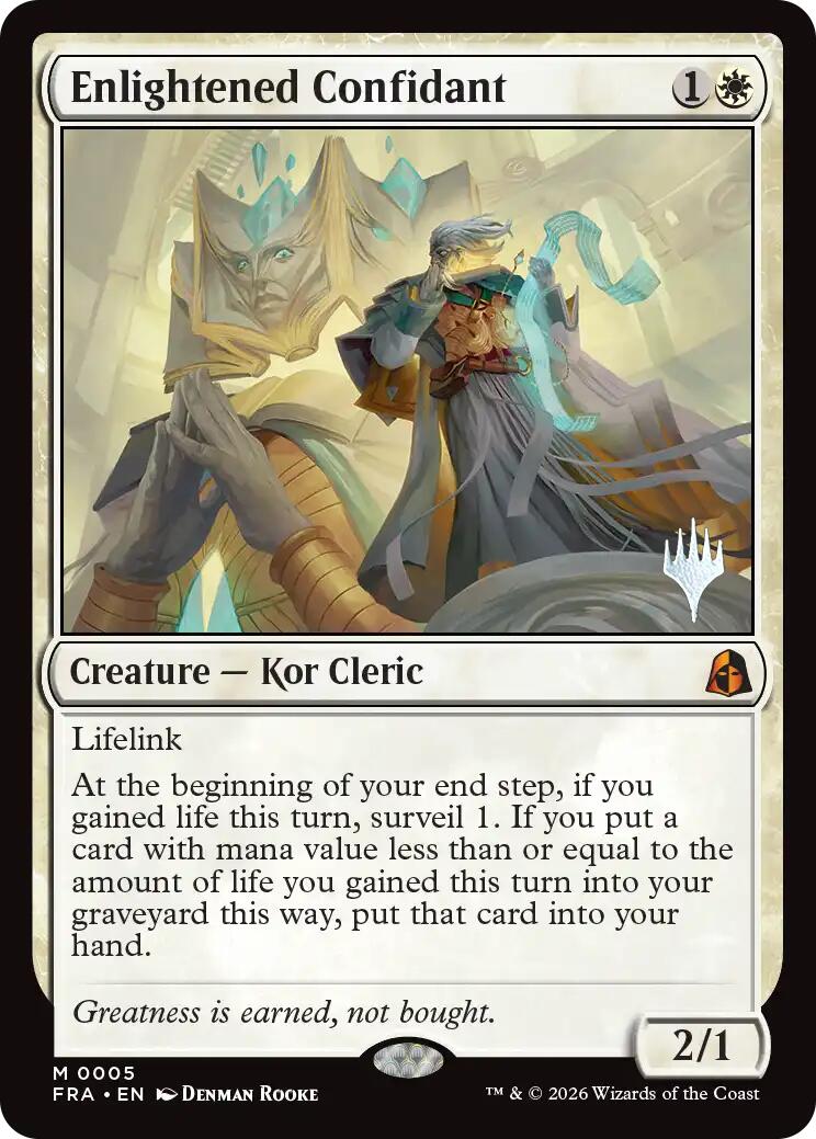Enlightened Confidant [Reality Fracture Promos] | Card Citadel