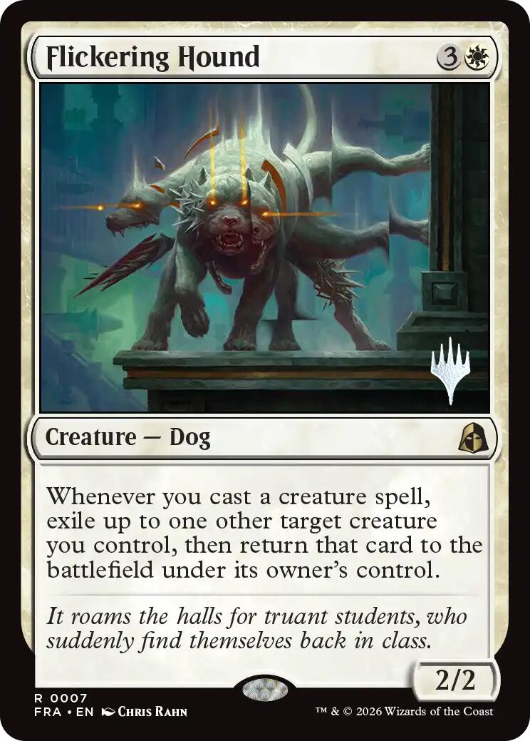 Flickering Hound [Reality Fracture Promos] | Card Citadel