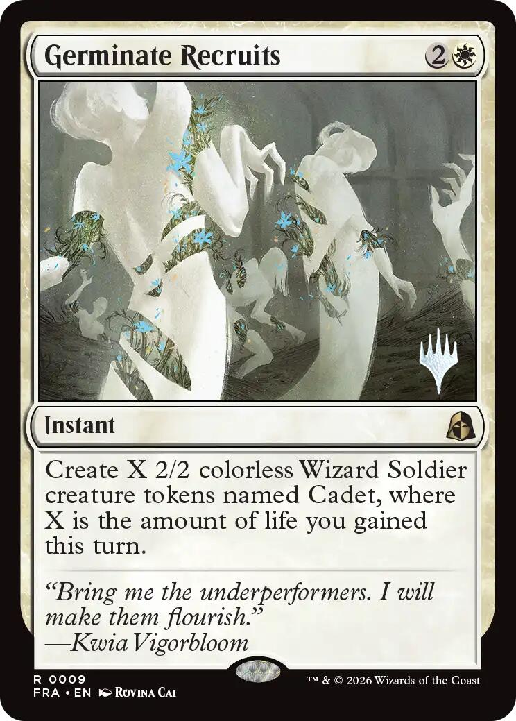 Germinate Recruits [Reality Fracture Promos] | Card Citadel