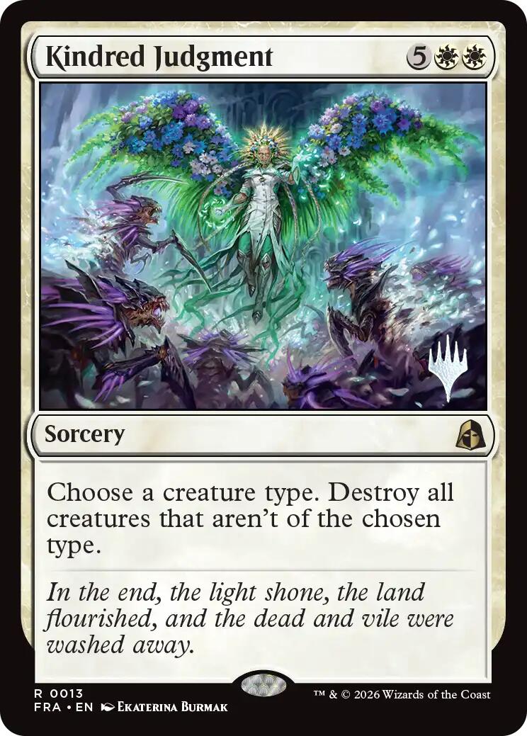 Kindred Judgment [Reality Fracture Promos] | Card Citadel