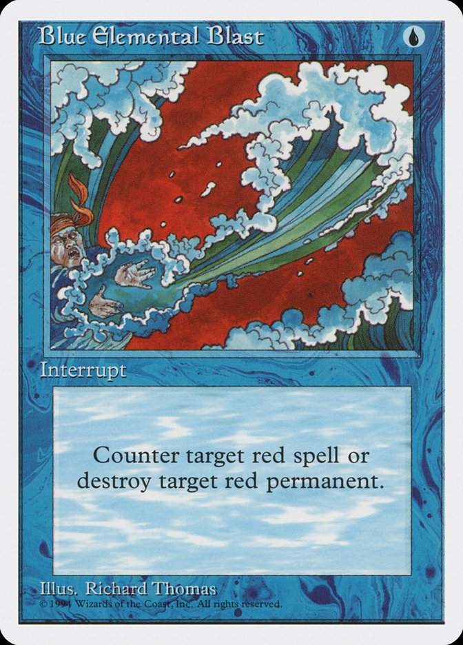 Blue Elemental Blast [Media Promos] | Card Citadel