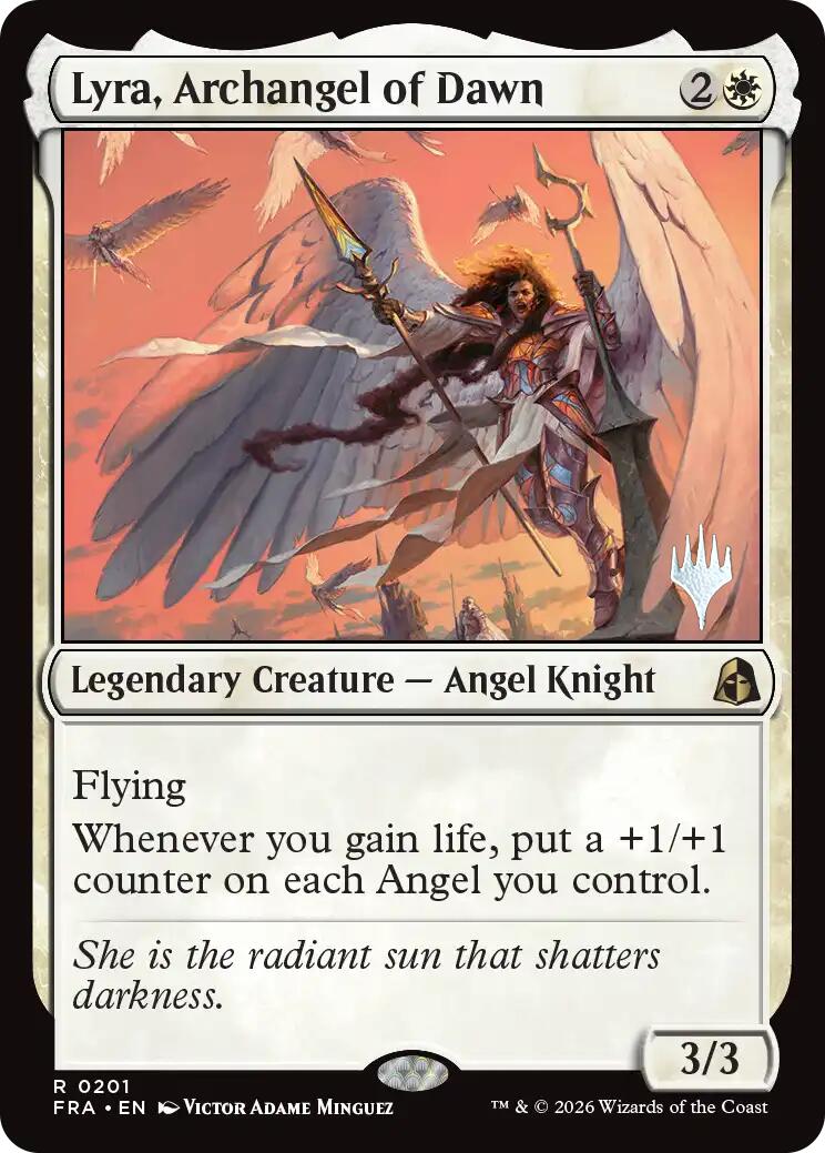 Lyra, Archangel of Dawn [Reality Fracture Promos] | Card Citadel