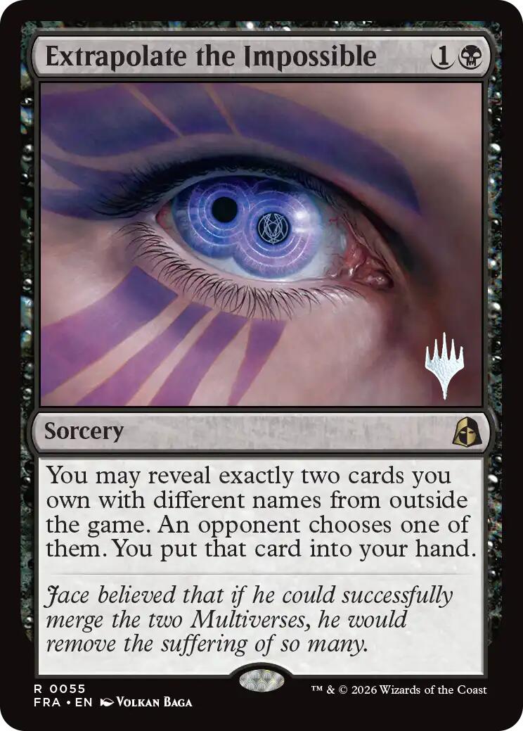 Extrapolate the Impossible [Reality Fracture Promos] | Card Citadel