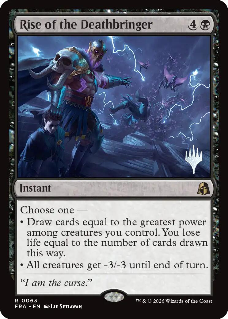 Rise of the Deathbringer [Reality Fracture Promos] | Card Citadel