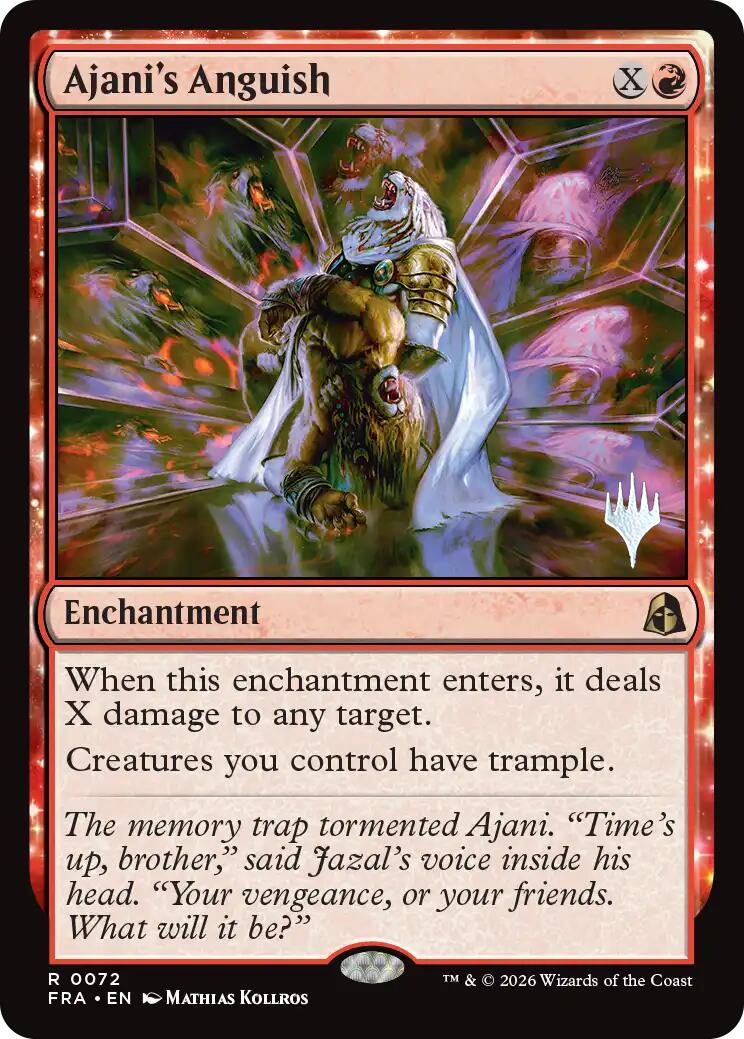 Ajani's Anguish [Reality Fracture Promos] | Card Citadel