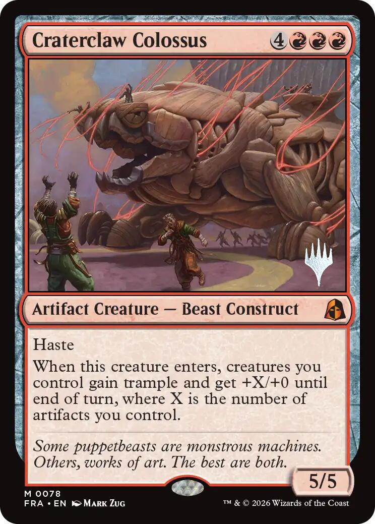 Craterclaw Colossus [Reality Fracture Promos] | Card Citadel