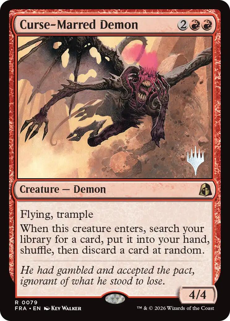 Curse-Marred Demon [Reality Fracture Promos] | Card Citadel