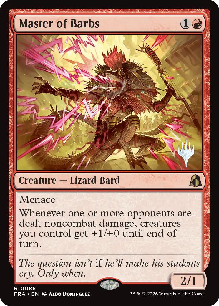 Master of Barbs [Reality Fracture Promos] | Card Citadel