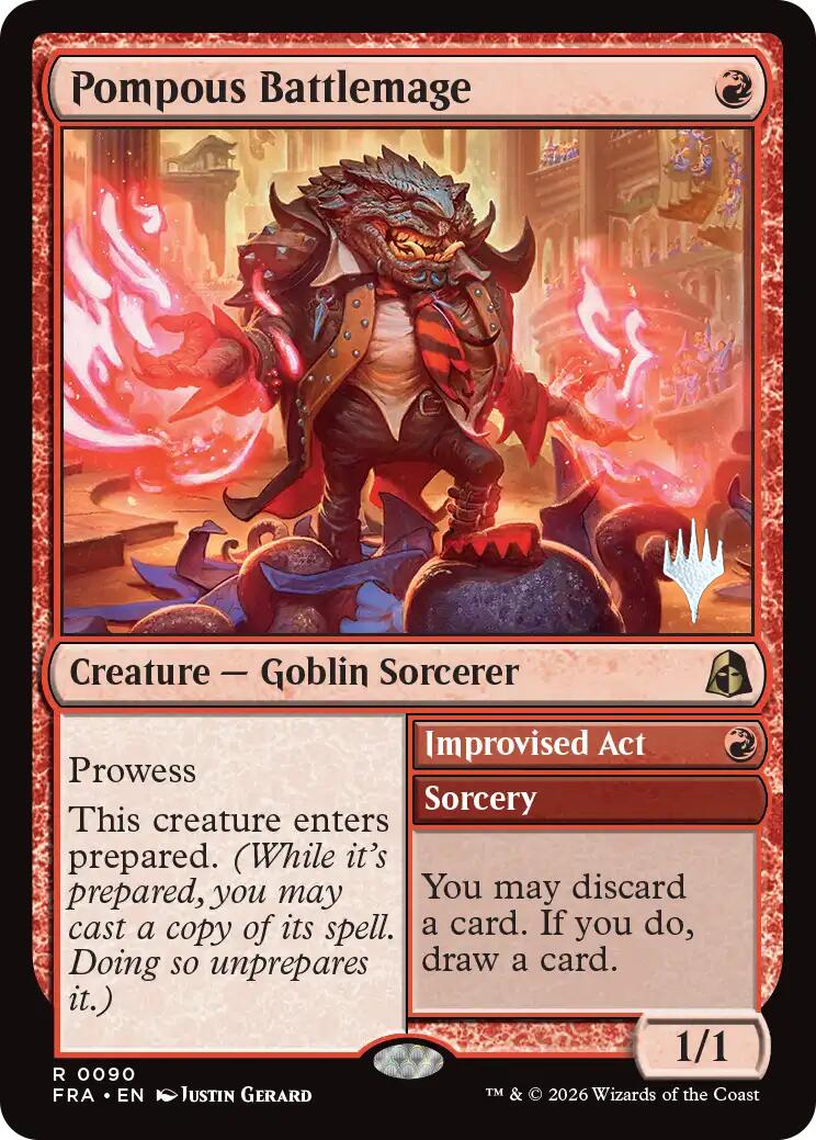 Pompous Battlemage [Reality Fracture Promos] | Card Citadel