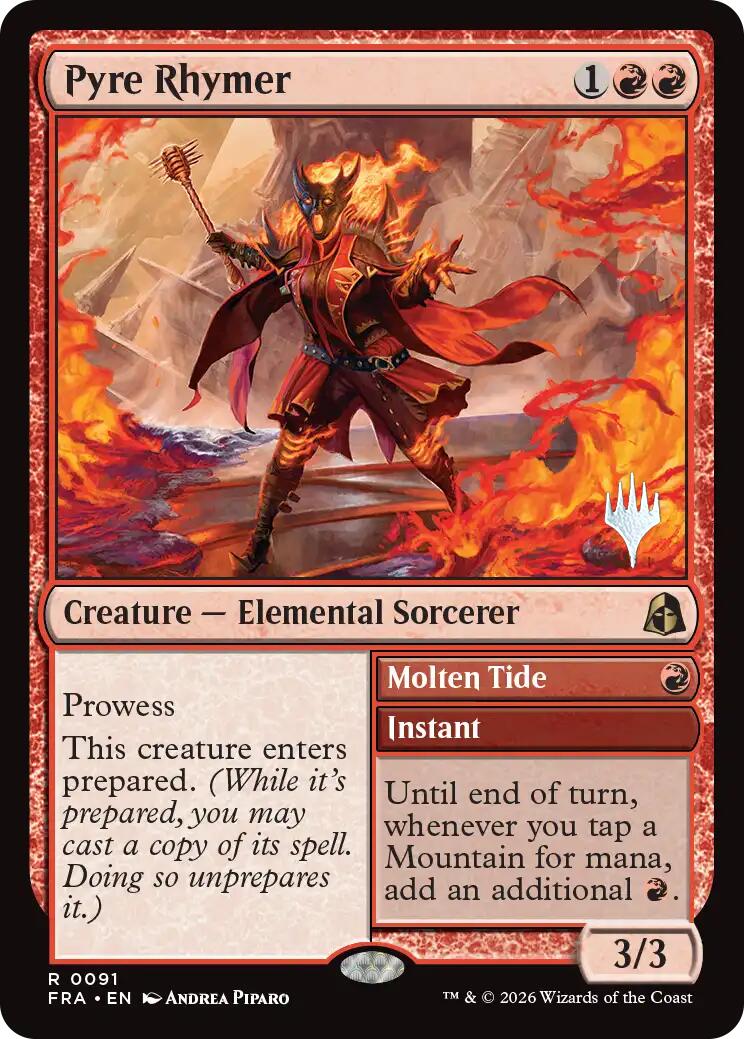 Pyre Rhymer [Reality Fracture Promos] | Card Citadel