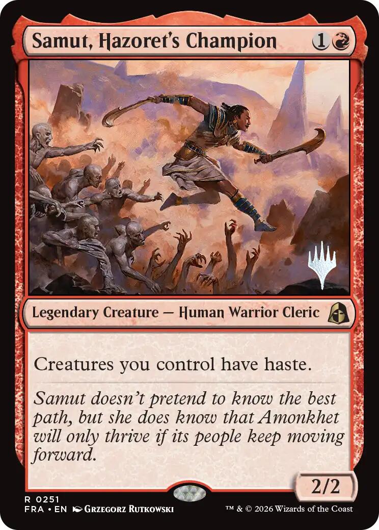 Samut, Hazoret's Champion [Reality Fracture Promos] | Card Citadel