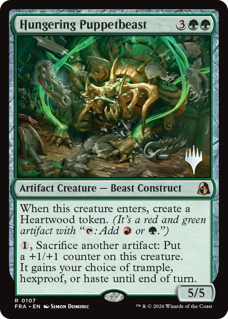 Hungering Puppetbeast [Reality Fracture Promos] | Card Citadel