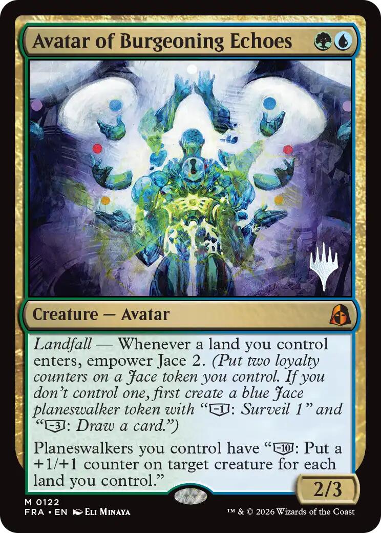 Avatar of Burgeoning Echoes [Reality Fracture Promos] | Card Citadel