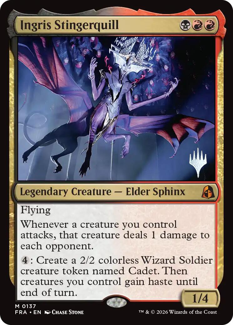 Ingris Stingerquill [Reality Fracture Promos] | Card Citadel