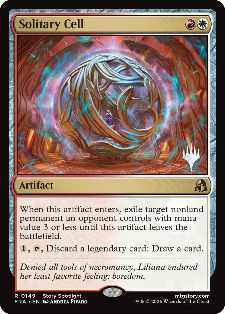 Solitary Cell [Reality Fracture Promos] | Card Citadel