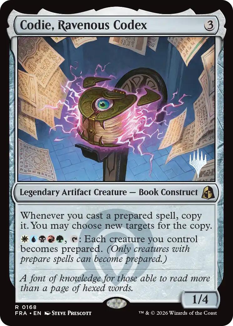 Codie, Ravenous Codex [Reality Fracture Promos] | Card Citadel