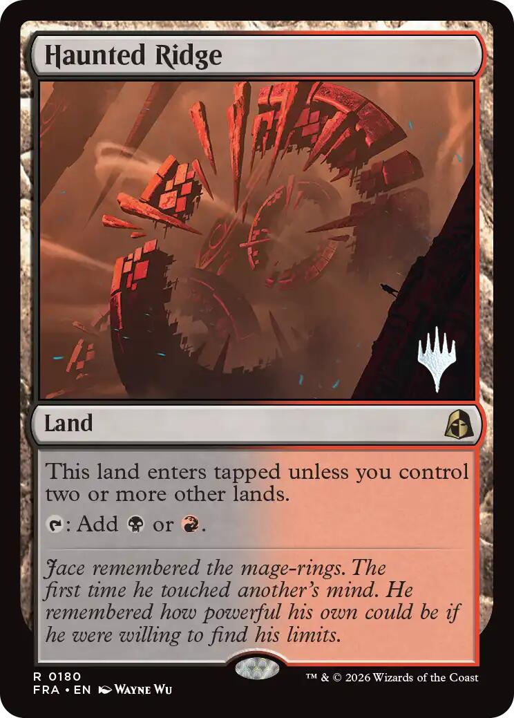 Haunted Ridge [Reality Fracture Promos] | Card Citadel