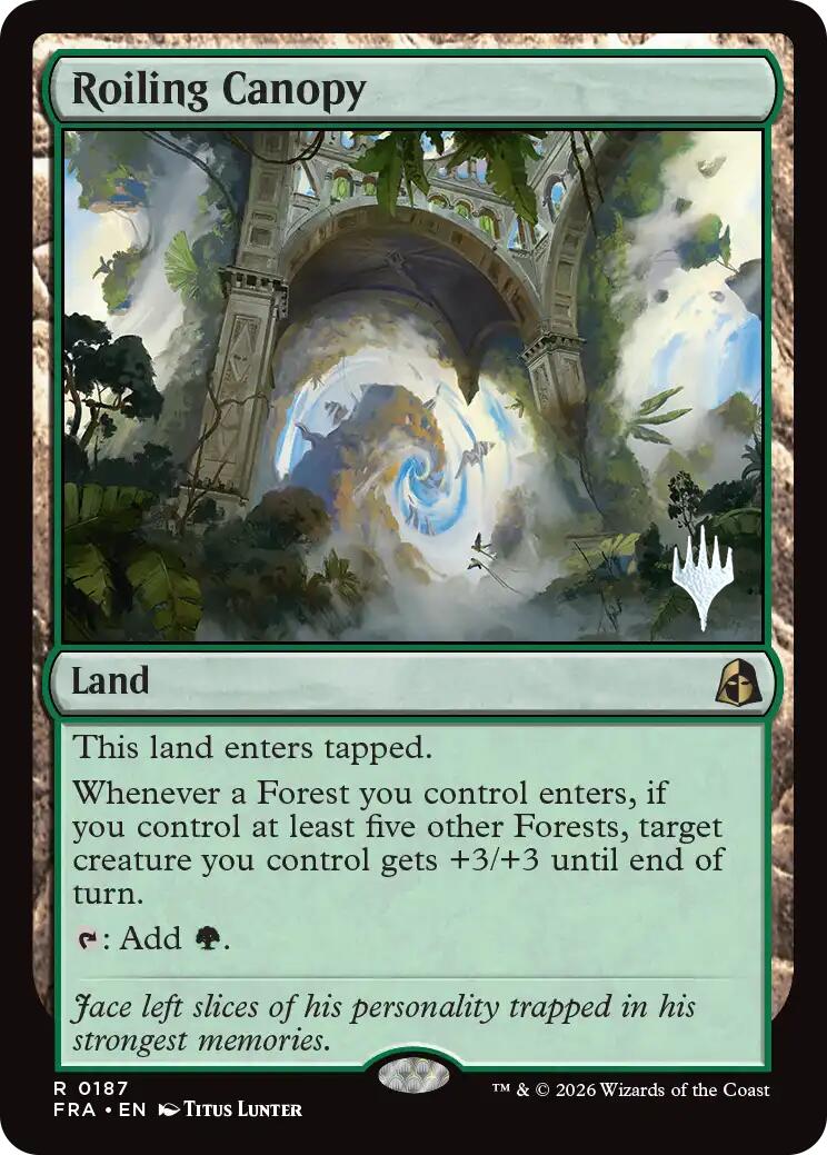 Roiling Canopy [Reality Fracture Promos] | Card Citadel