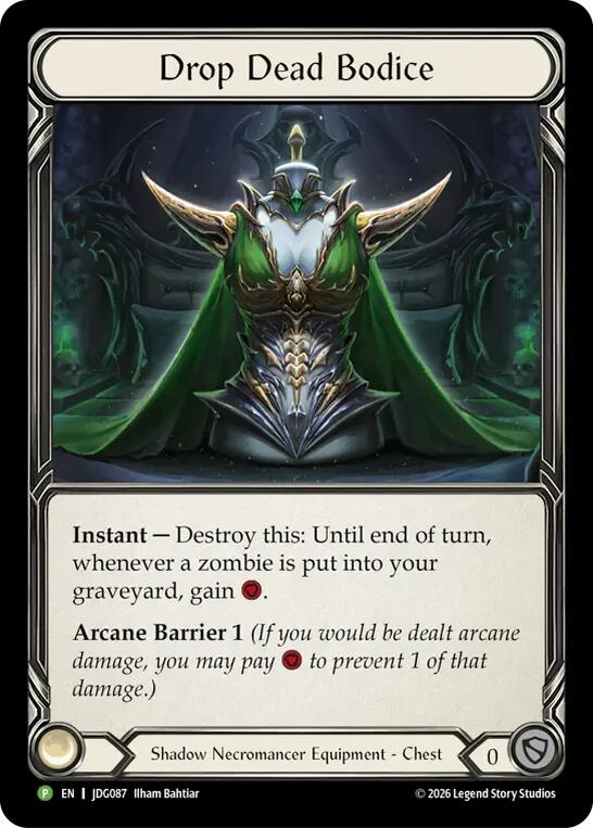 Drop Dead Bodice [JDG087] (Promo)  Cold Foil | Card Citadel