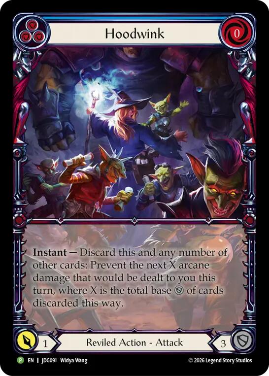 Hoodwink [JDG091] (Promo)  Rainbow Foil | Card Citadel