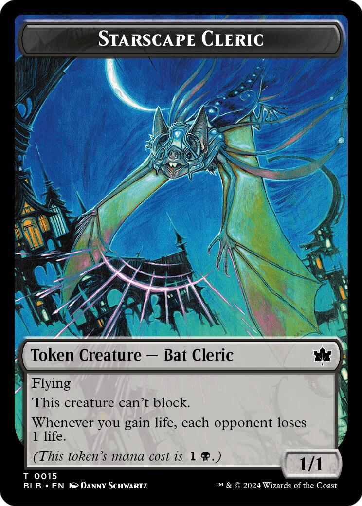 Starscape Cleric // Treasure Double-Sided Token [Secrets of Strixhaven Tokens] | Card Citadel