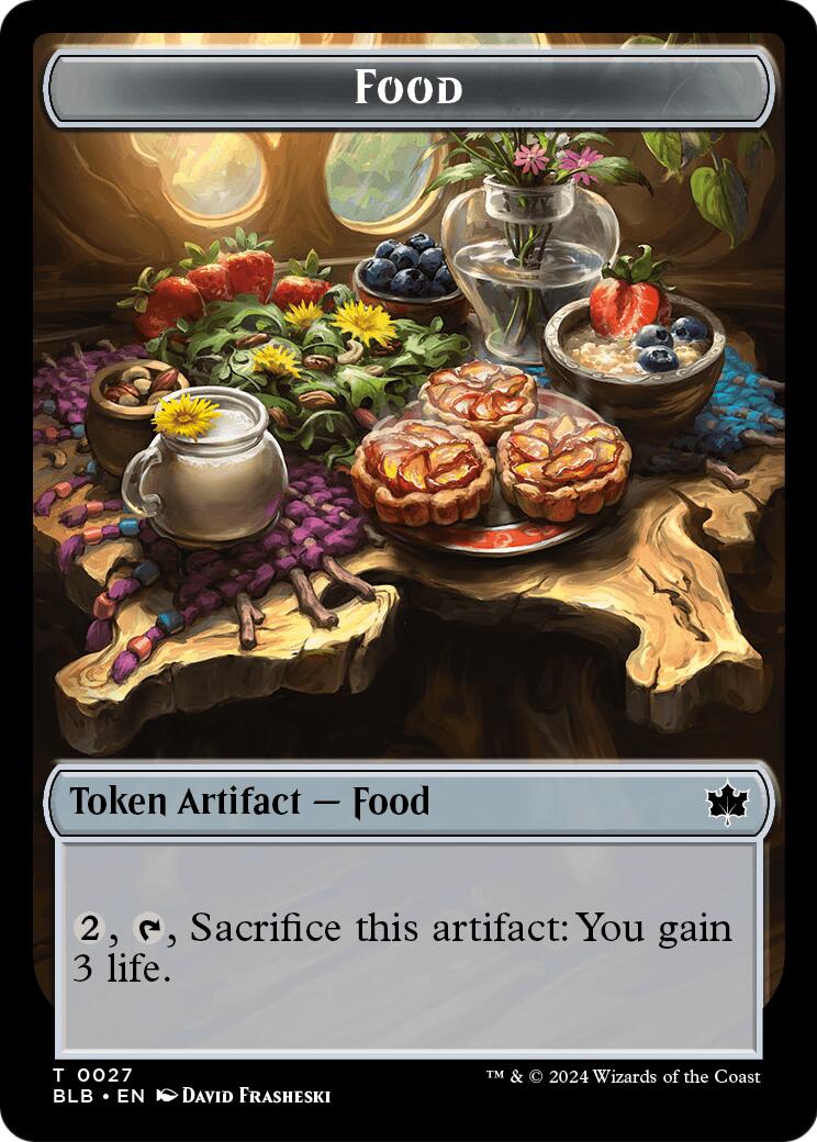 Food // Clue Token Double-Sided Token [Secrets of Strixhaven Tokens] | Card Citadel