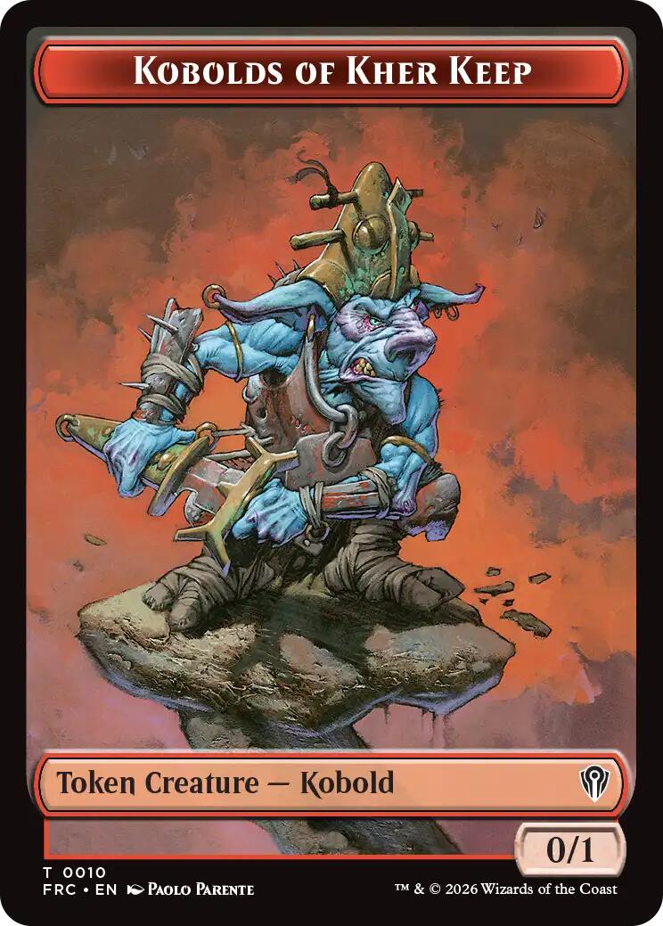 Kobolds of Kher Keep // Phyrexian Mite Double-Sided Token [Reality Fracture Commander Tokens] | Card Citadel