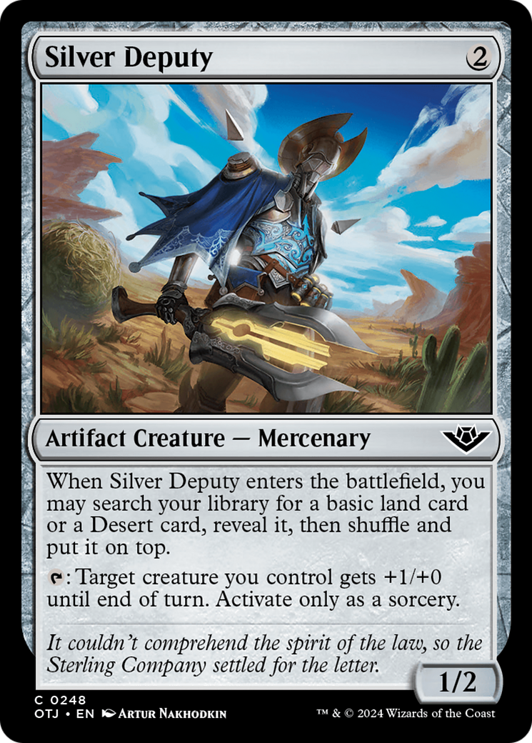 Silver Deputy [Outlaws of Thunder Junction] | Card Citadel