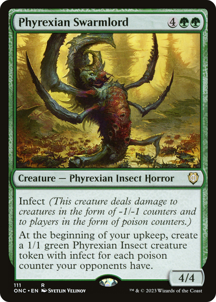 Phyrexian Swarmlord [Phyrexia: All Will Be One Commander] | Card Citadel