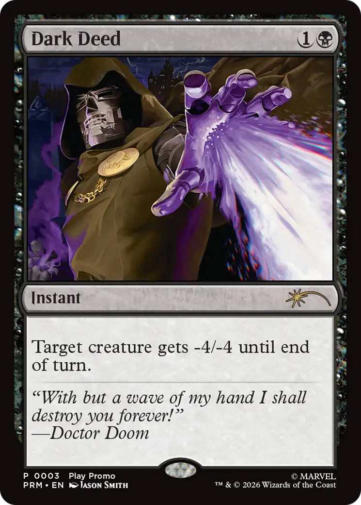Dark Deed [Standard Showdown Promos] | Card Citadel