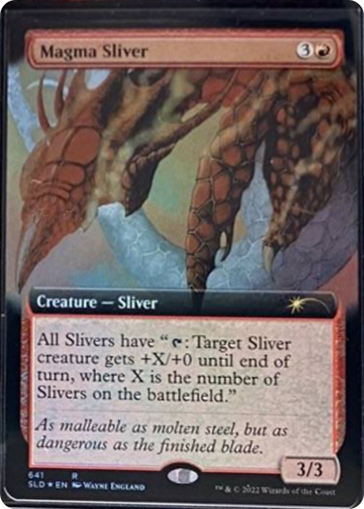 Magma Sliver (Extended Art) [Secret Lair Drop Series] | Card Citadel