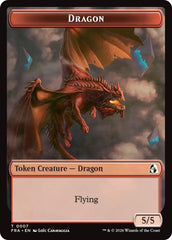 Dragon // Treasure Double-Sided Token [Reality Fracture Tokens] | Card Citadel