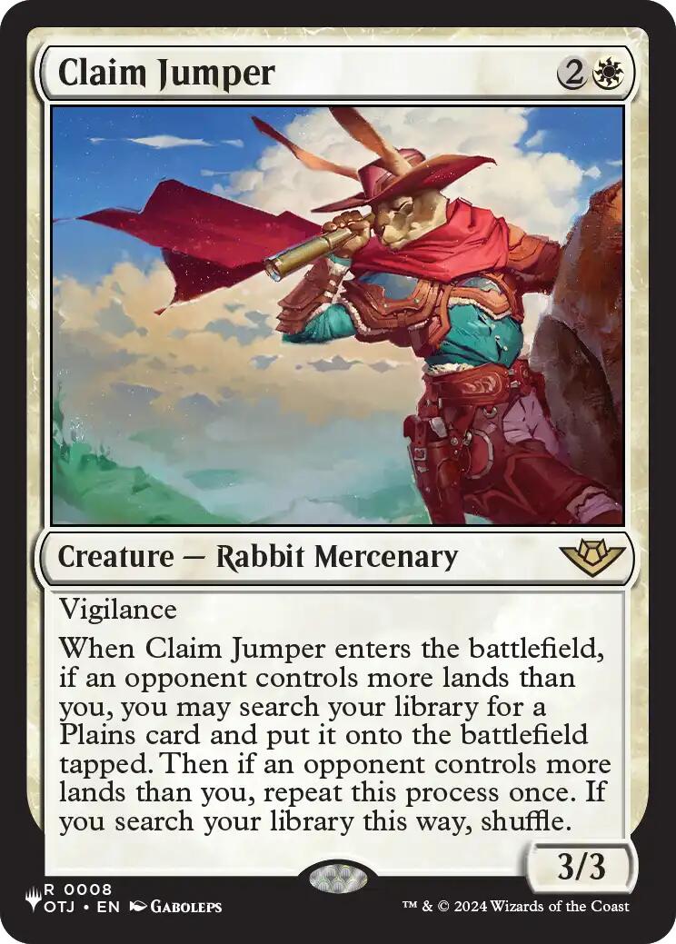 Claim Jumper [The List] | Card Citadel