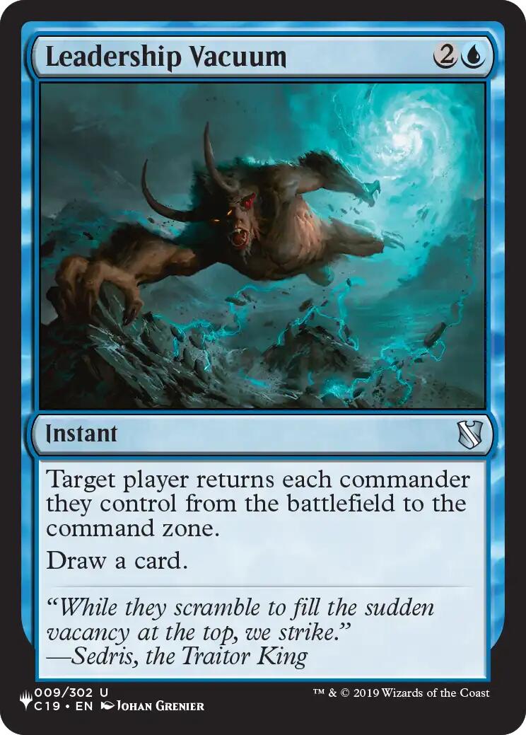 Leadership Vacuum [The List] | Card Citadel