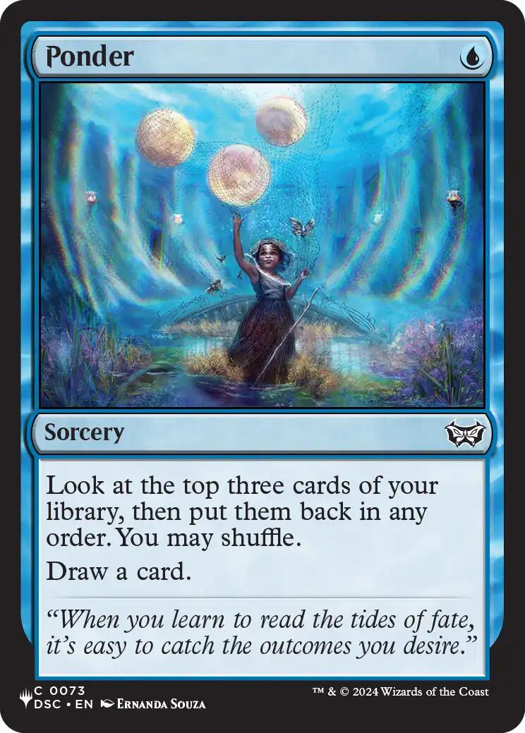 Ponder (DSC) [The List] | Card Citadel