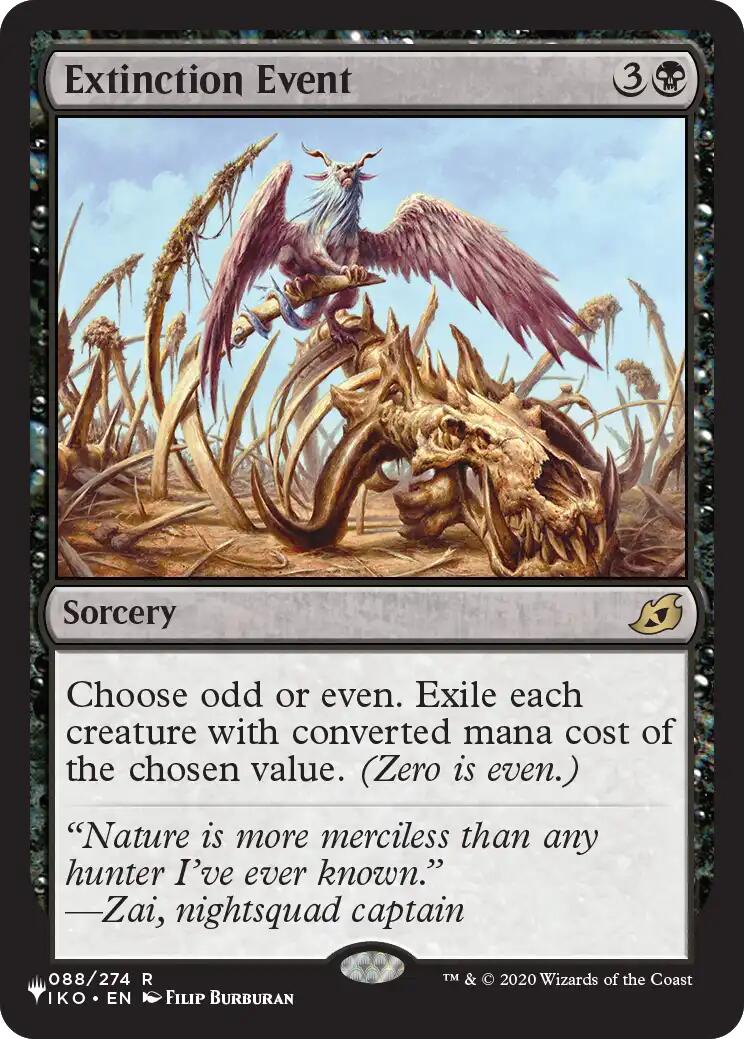 Extinction Event [The List] | Card Citadel