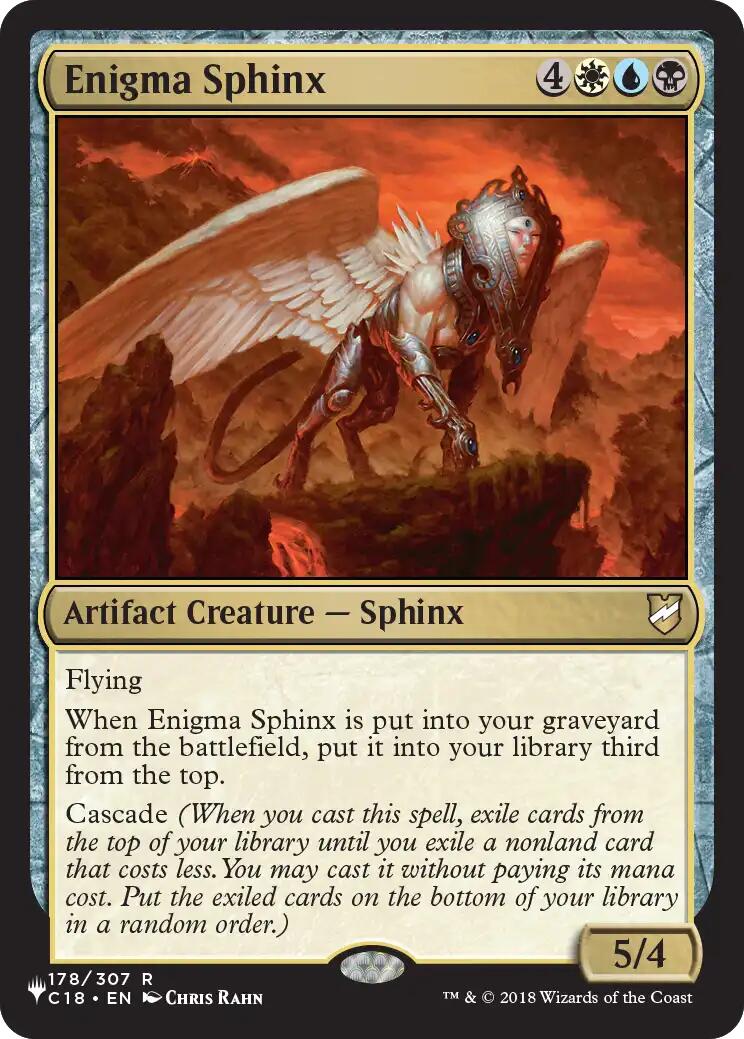 Enigma Sphinx [The List] | Card Citadel