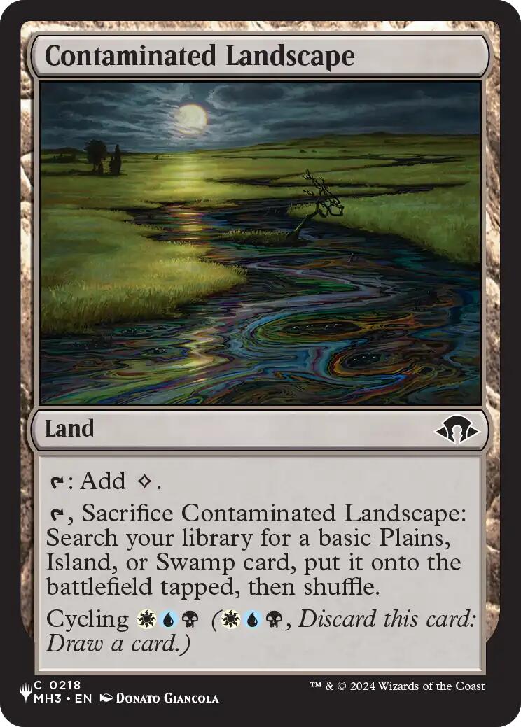 Contaminated Landscape [The List] | Card Citadel
