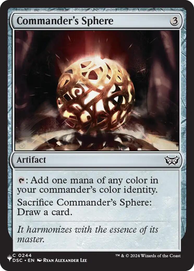 Commander's Sphere (DSC) [The List] | Card Citadel