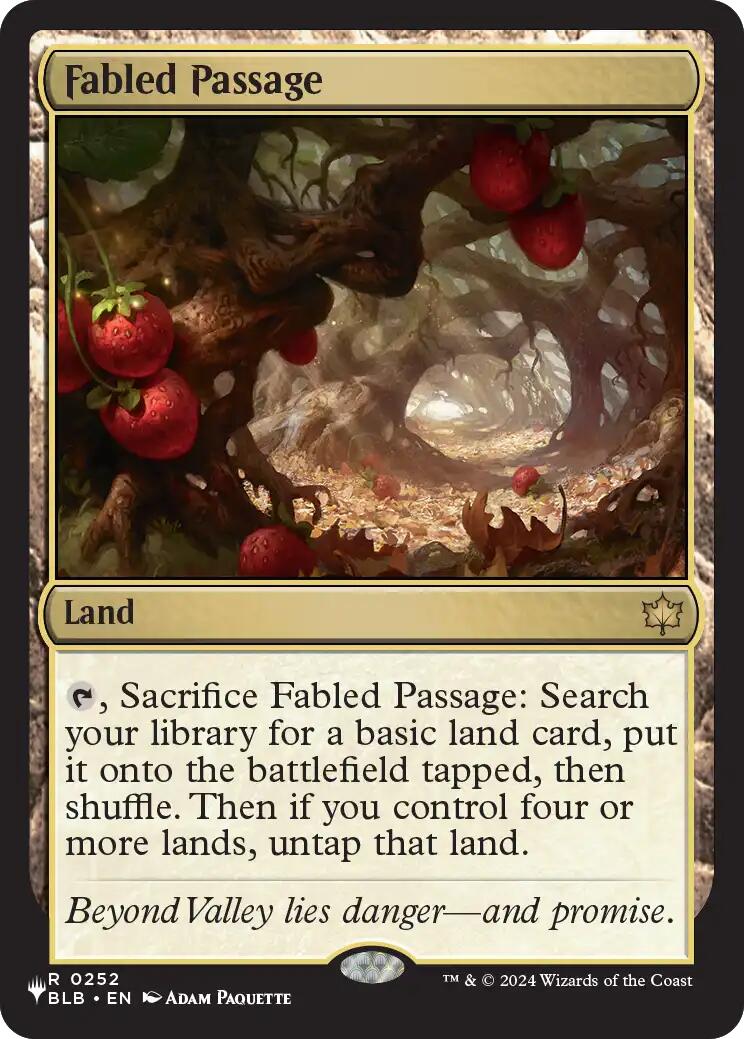 Fabled Passage (BLB) [The List] | Card Citadel