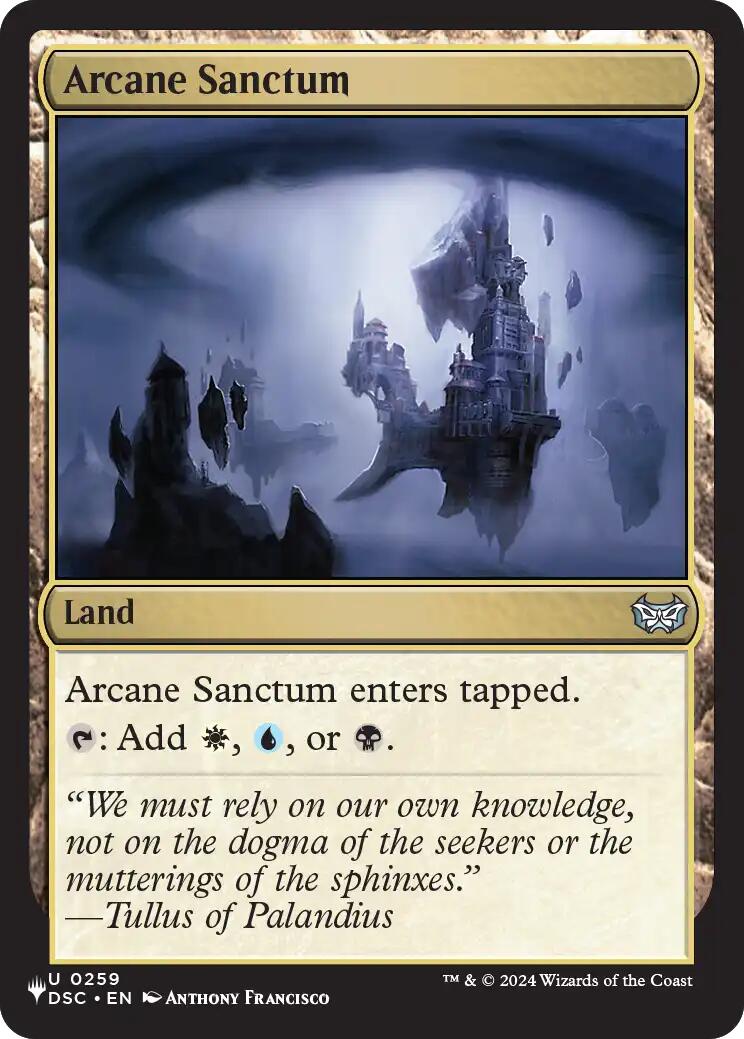 Arcane Sanctum (DSC) [The List] | Card Citadel
