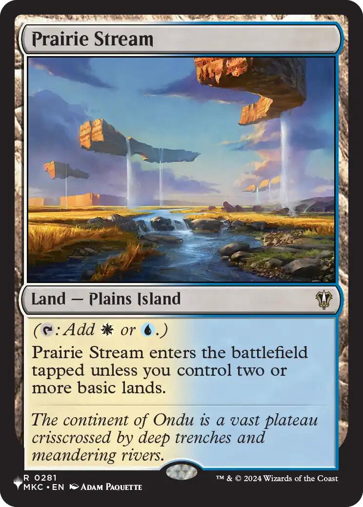Prairie Stream [The List] | Card Citadel