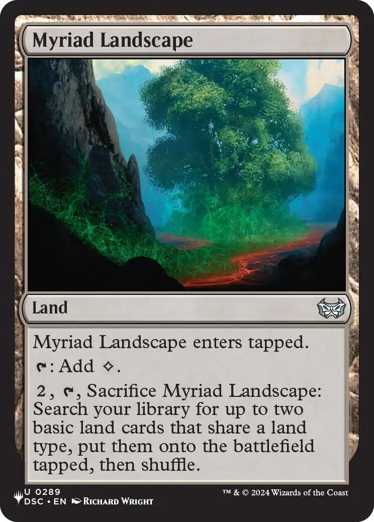 Myriad Landscape (DSC) [The List] | Card Citadel
