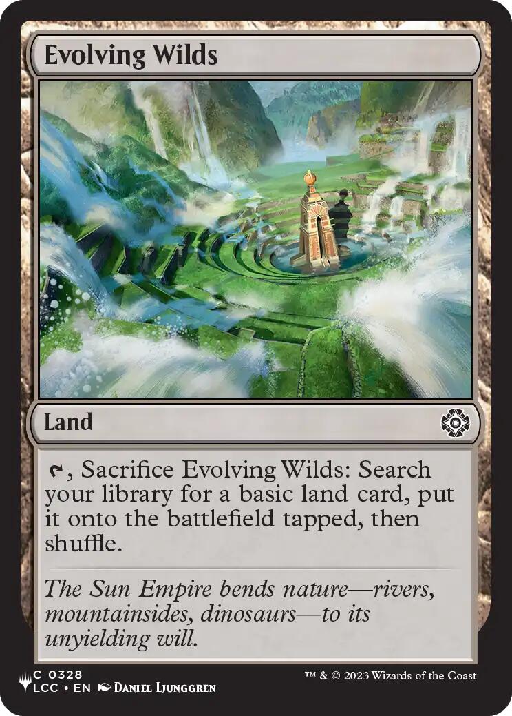 Evolving Wilds (LCC) [The List] | Card Citadel