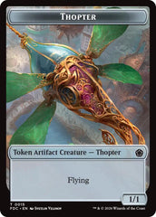 Thopter // The Monarch Double-Sided Token [Foundations Commander Tokens] | Card Citadel