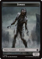 Zombie // The Monarch Double-Sided Token [Foundations Commander Tokens] | Card Citadel