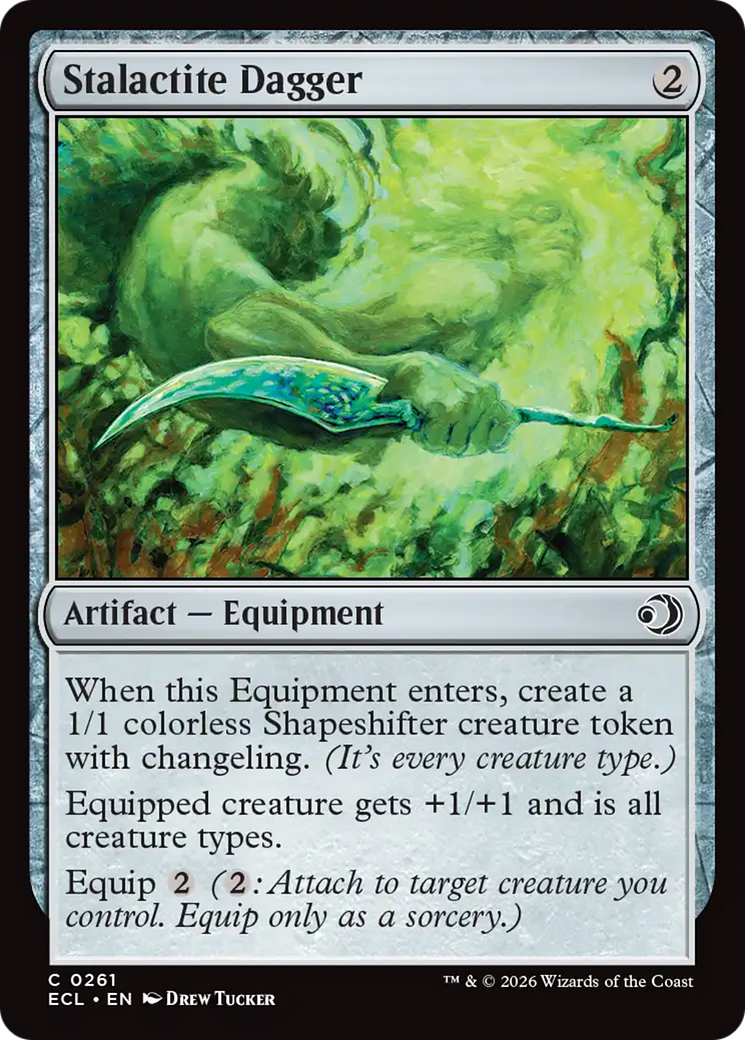 Stalactite Dagger [Lorwyn Eclipsed] | Card Citadel